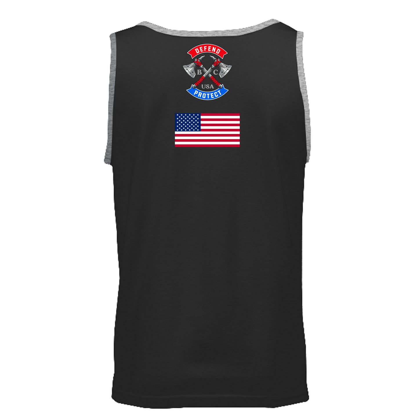 Black/ Heather Grey - 3633 - BACK