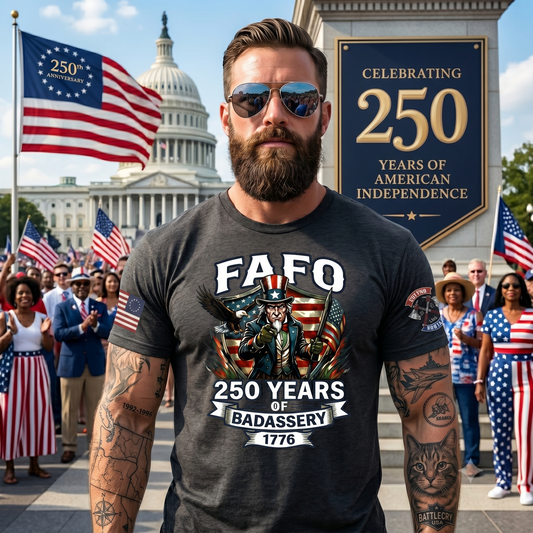 250 UNCLE SAM & BADASSERY UNISEX