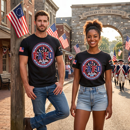 FAFO 250YRS MERICA UNSEX BEEFY-T