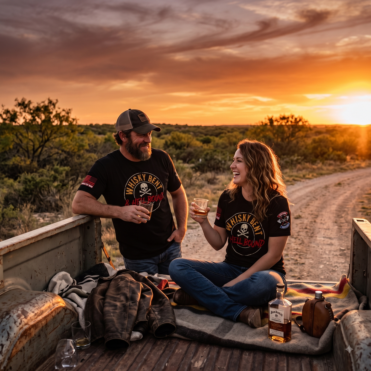 WHISKEY BENT BEEFY T UNISEX