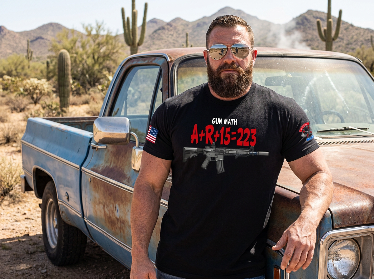 GUN MATH .223 BEEFY T UNISEX