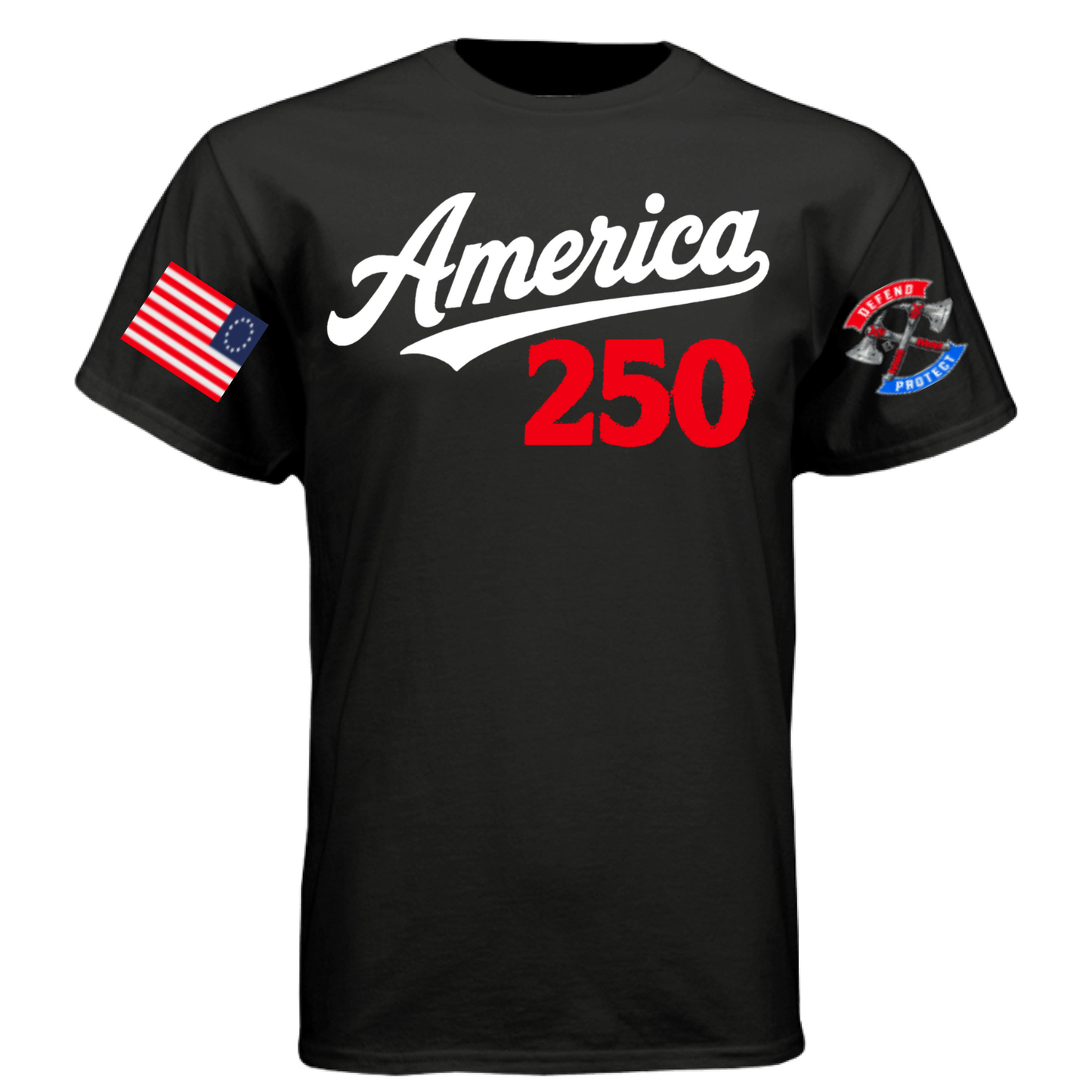 AMERICA 250 BASEBALL LETTERS UNISEX