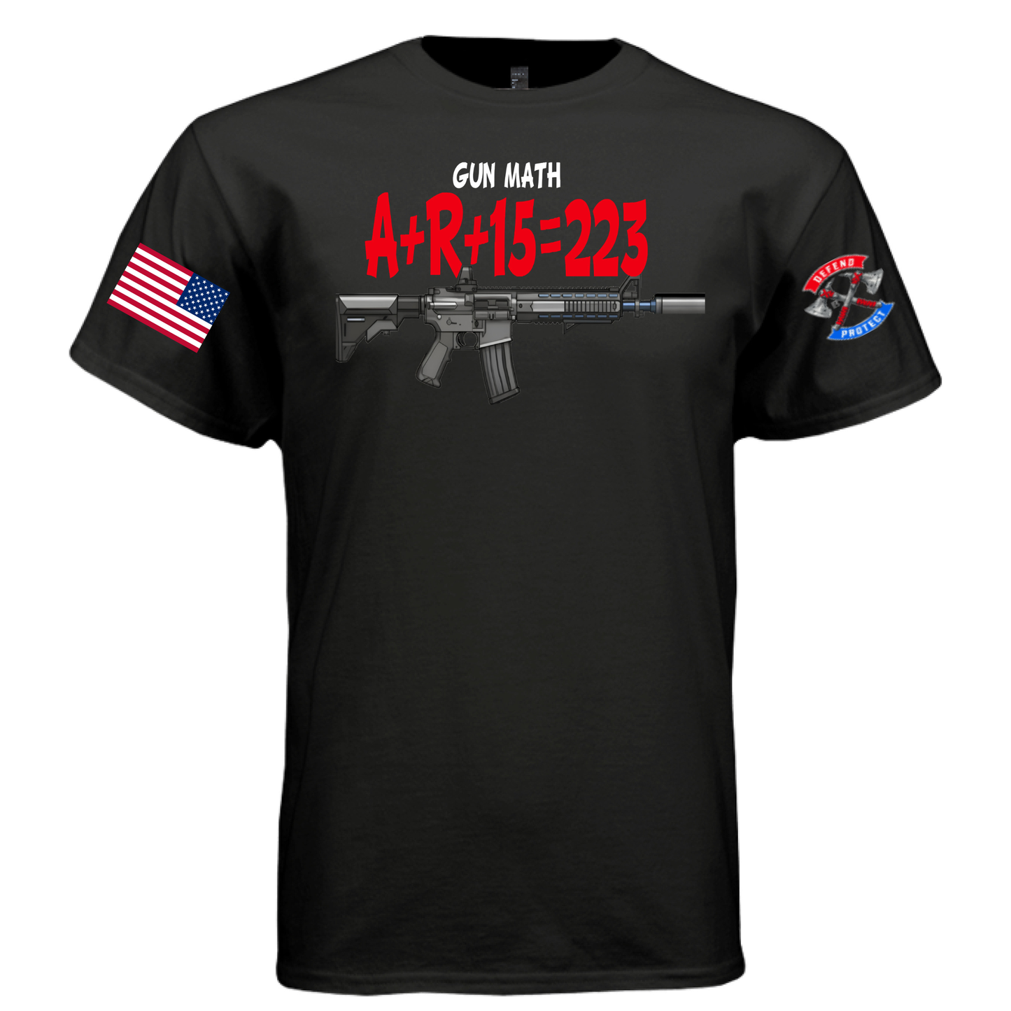 GUN MATH .223 BEEFY T UNISEX