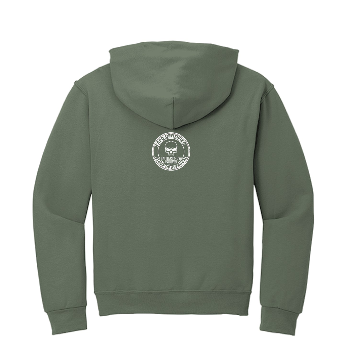 Military Green Heather - BACK