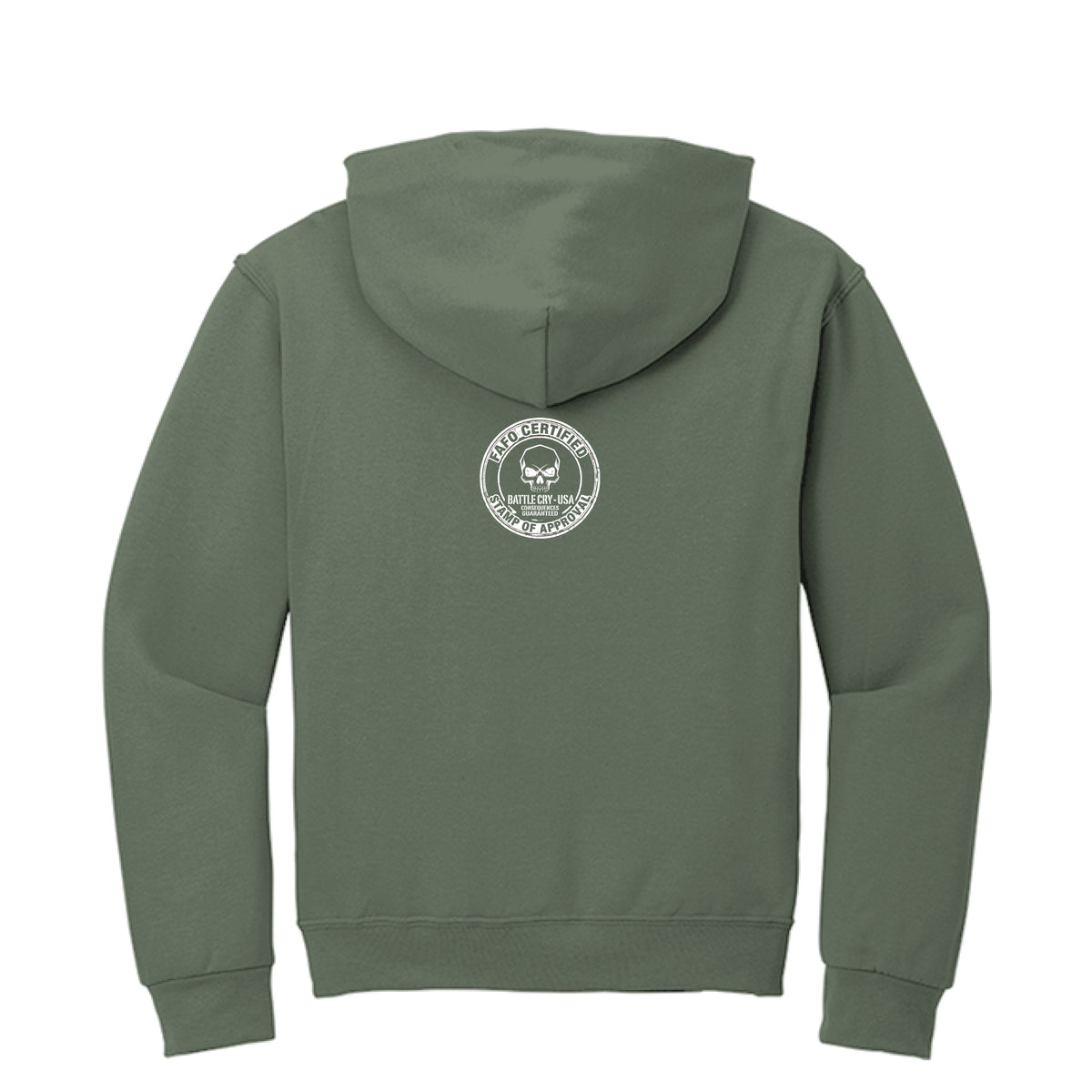 Military Green Heather - BACK