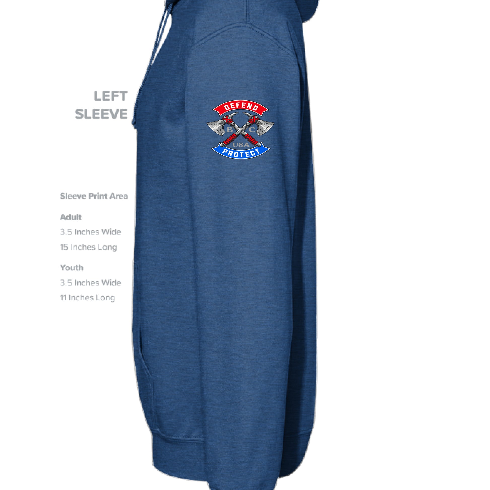 VINTAGE HTH BLUE - SLEEVE_LEFT