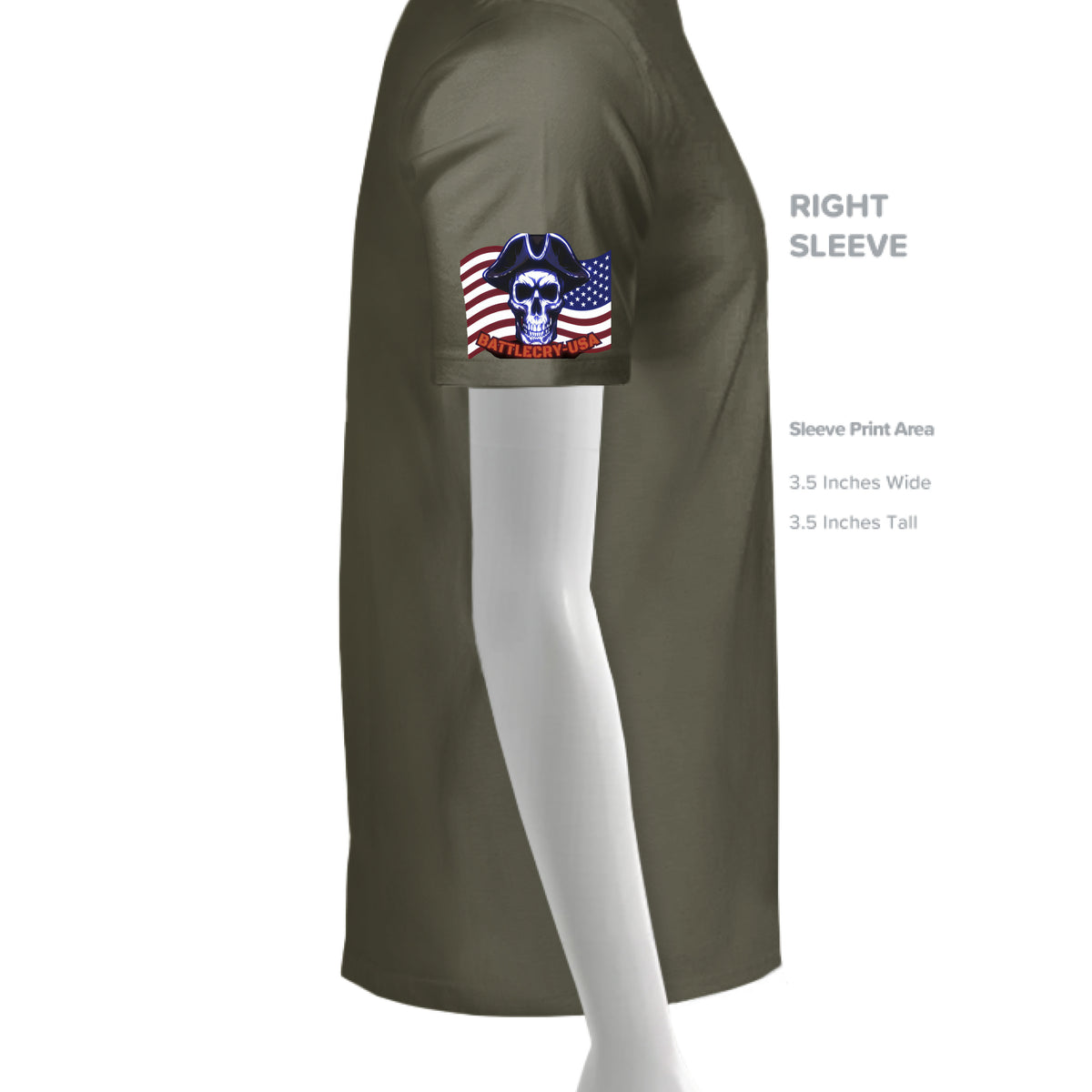 FATIGUE GREEN - SLEEVE_RIGHT