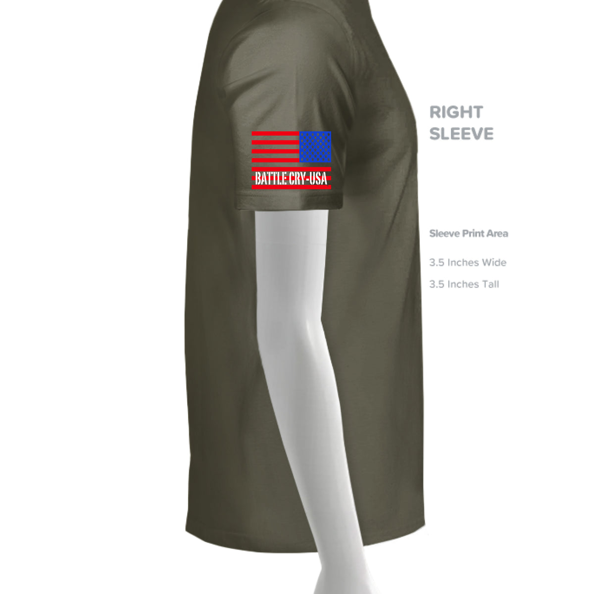 FATIGUE GREEN - SLEEVE_RIGHT