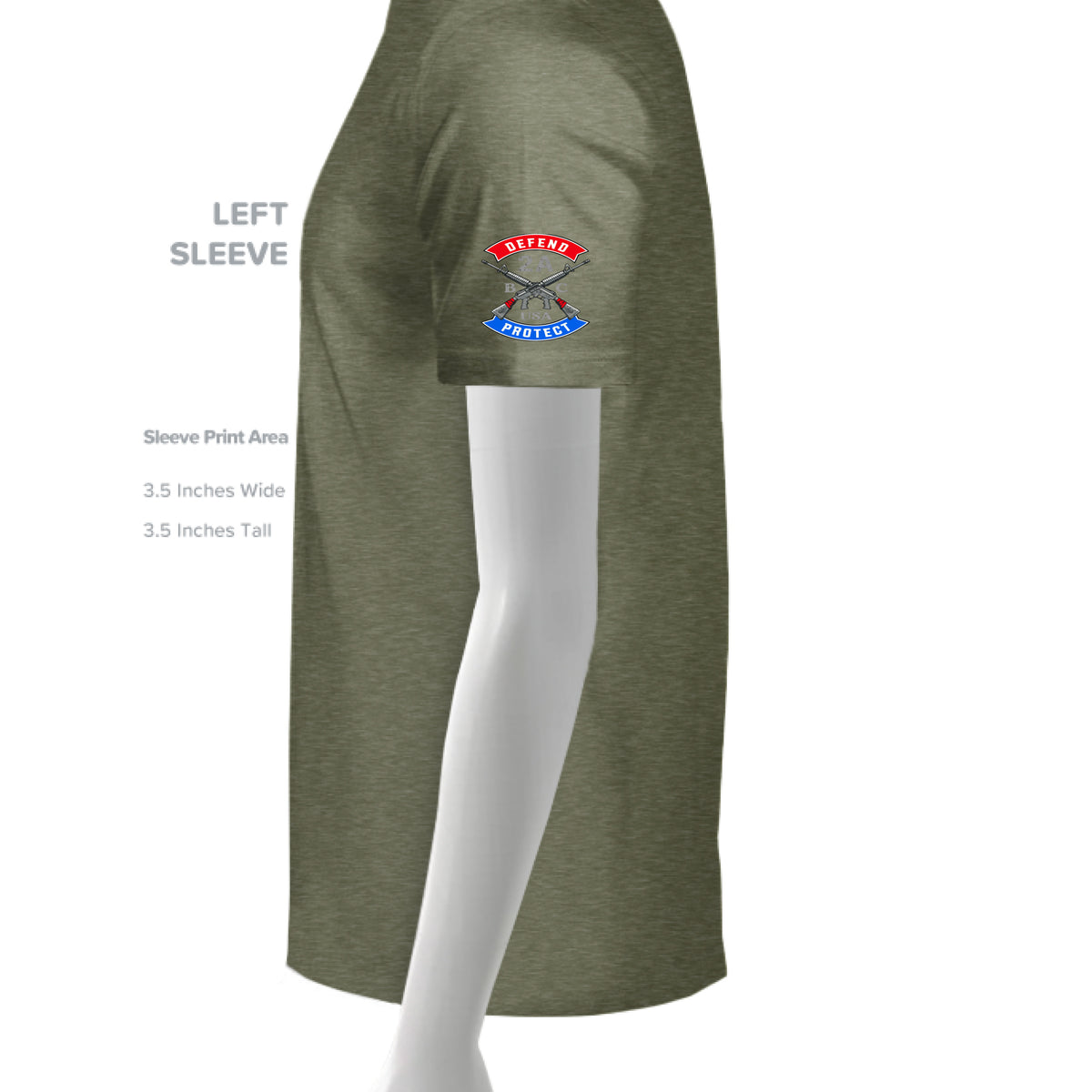 MILITARY GREEN - SLEEVE_LEFT