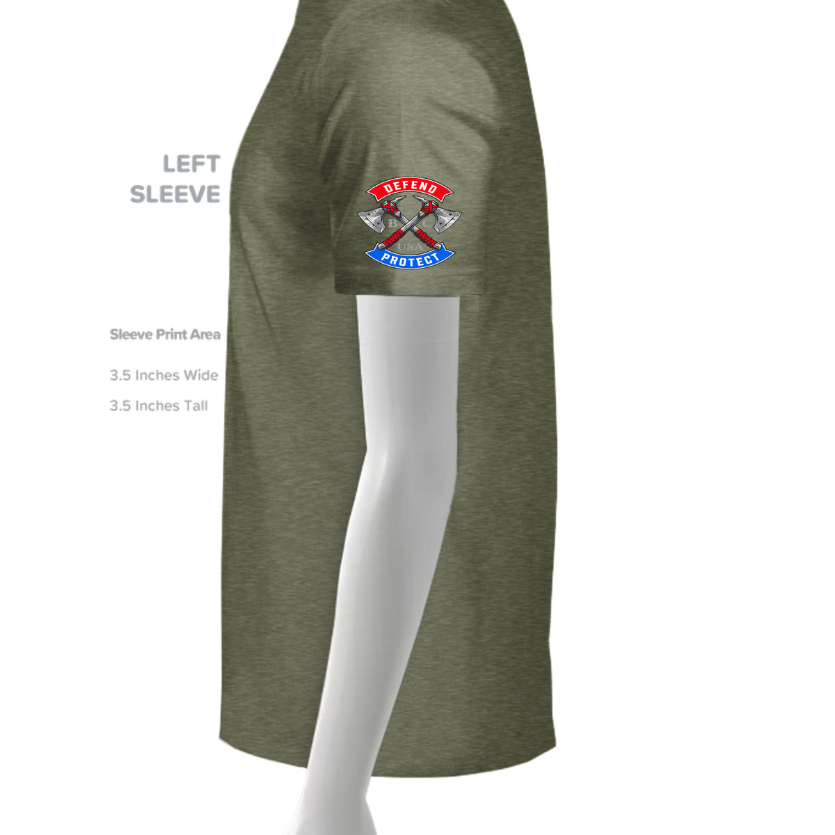 MILITARY GREEN - 6010 - SLEEVE_LEFT