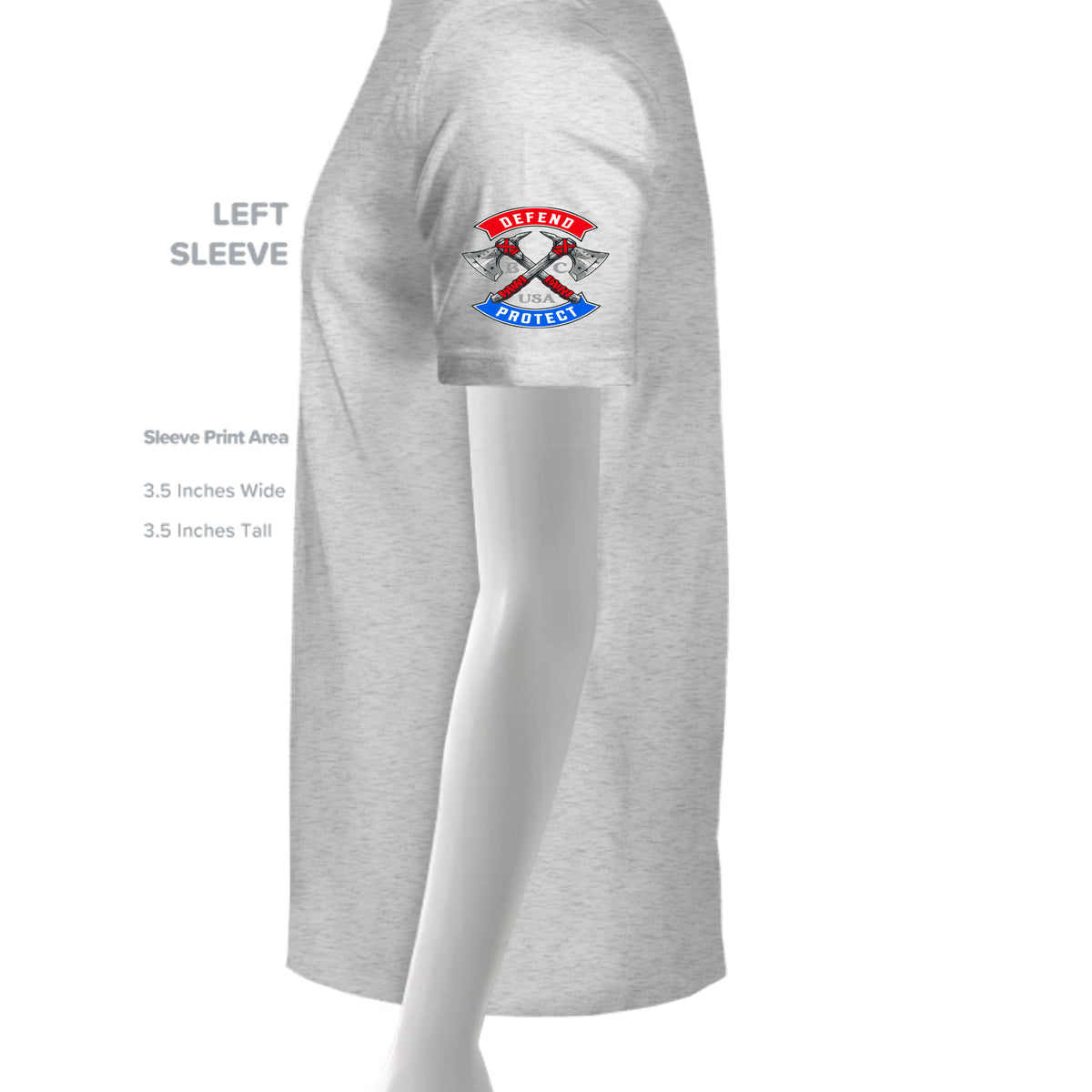 HEATHER WHITE - 6010 - SLEEVE_LEFT