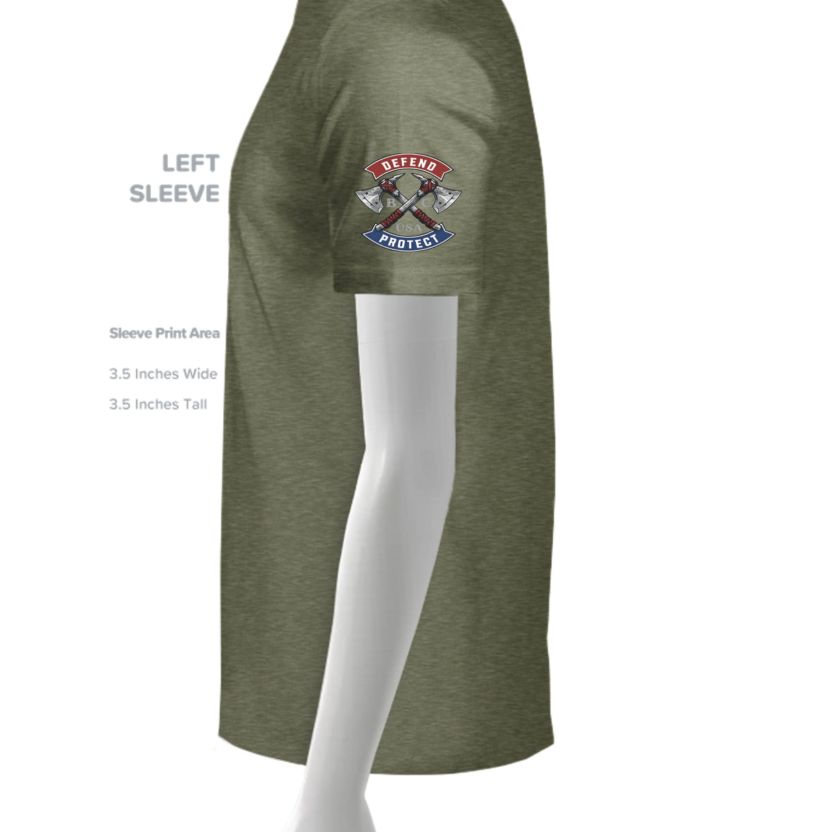 MILITARY GREEN - 6010 - SLEEVE_LEFT
