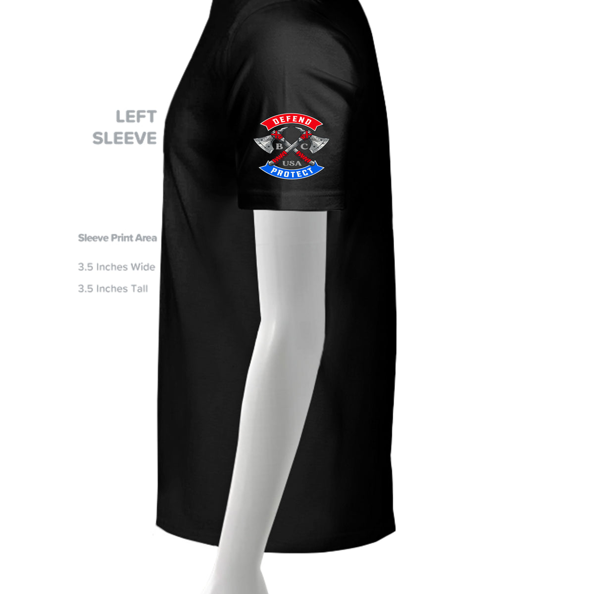 BLACK - SL04 - SLEEVE_LEFT