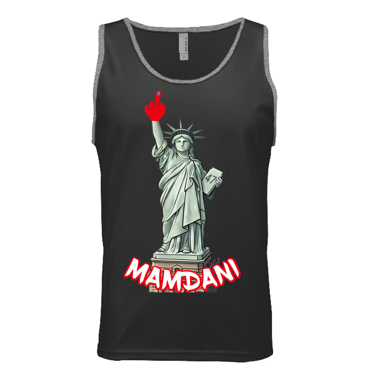 Black/ Heather Grey - 3633 - FRONT