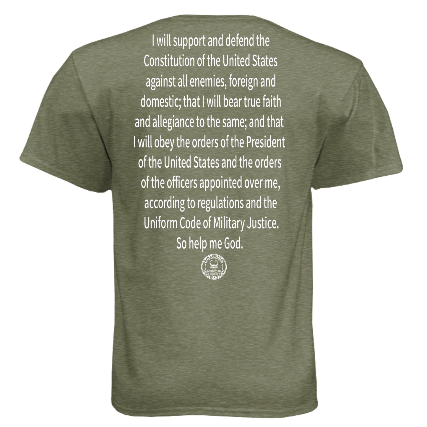 MILITARY GREEN - 6010 - BACK