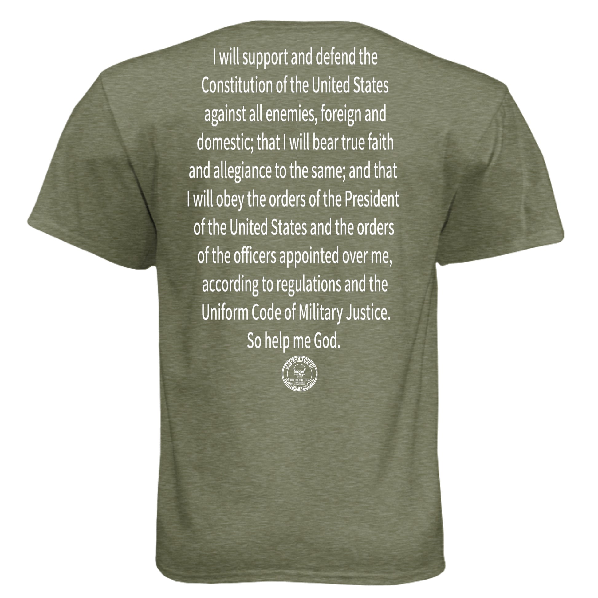 MILITARY GREEN - 6010 - BACK