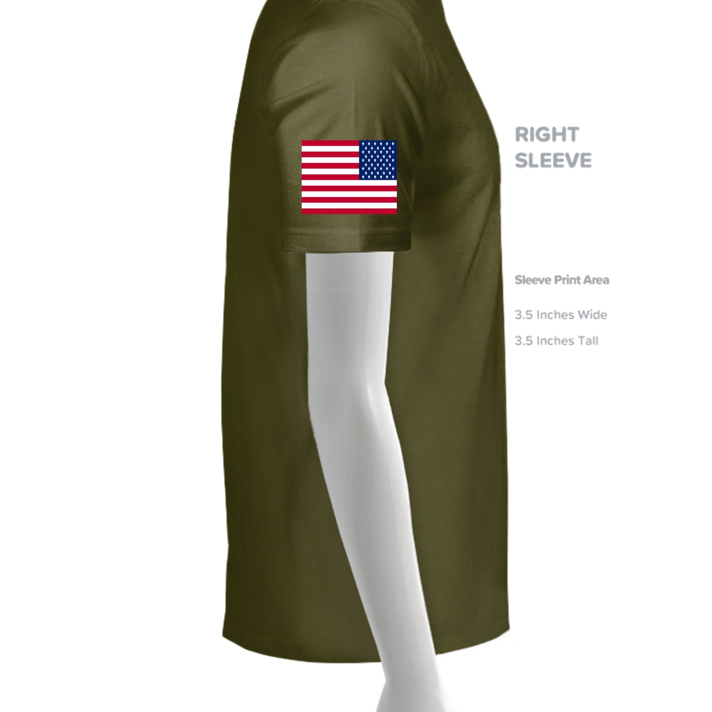 FATIGUE GREEN - 5250T - SLEEVE_RIGHT