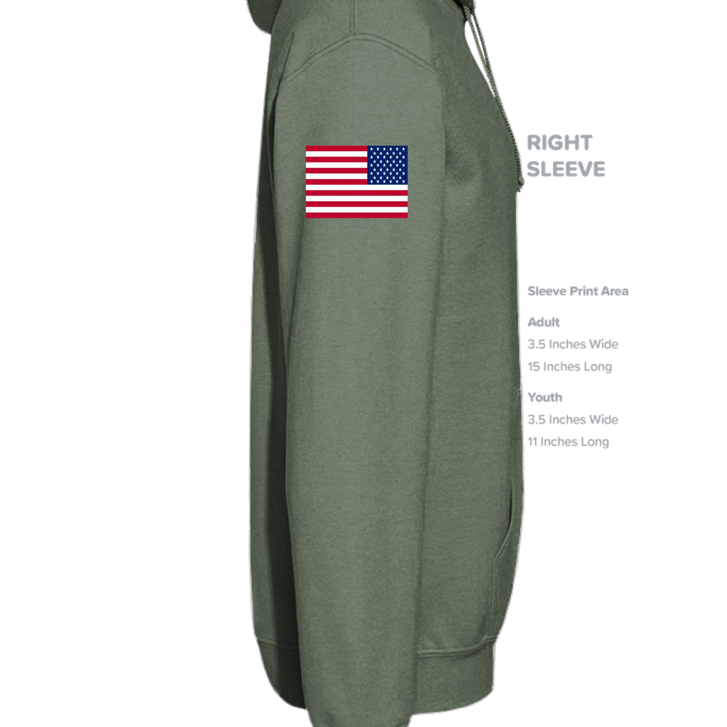 Military Green Heather - 996 - SLEEVE_RIGHT