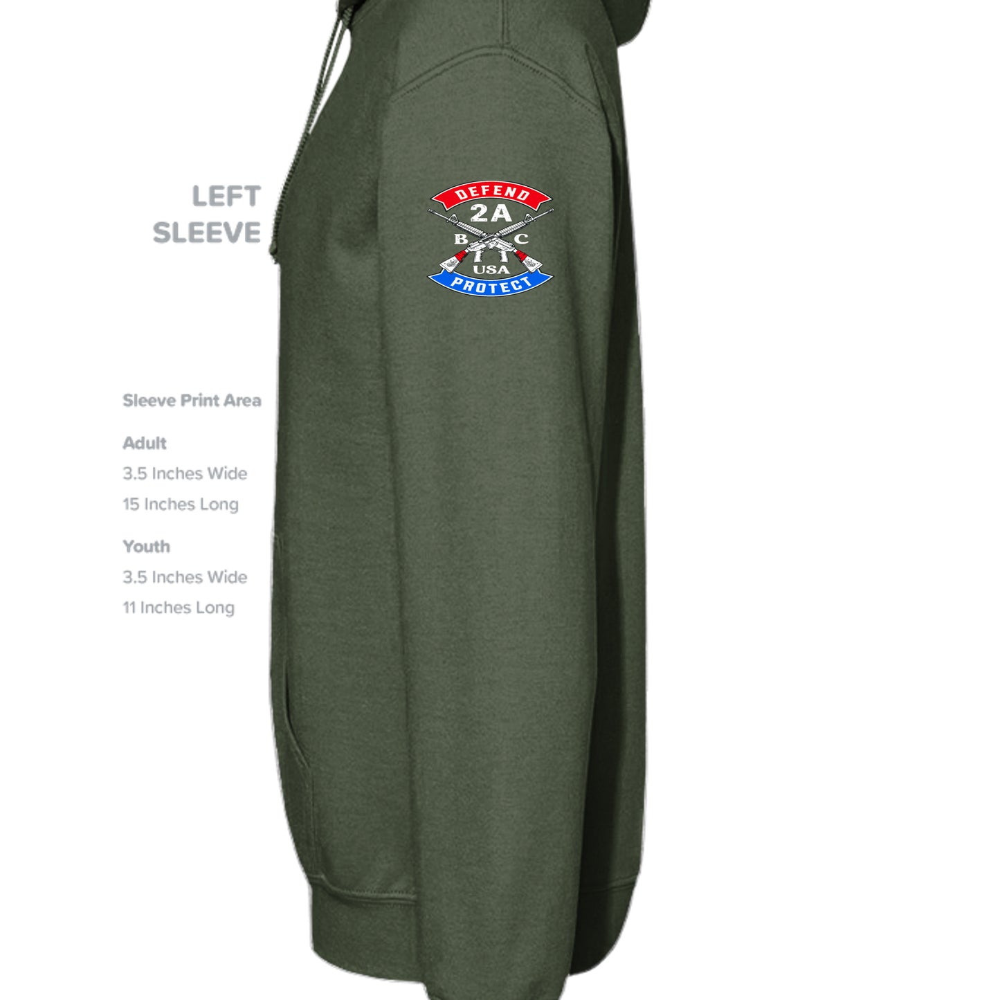 MILITARY GREEN - 996 - SLEEVE_LEFT
