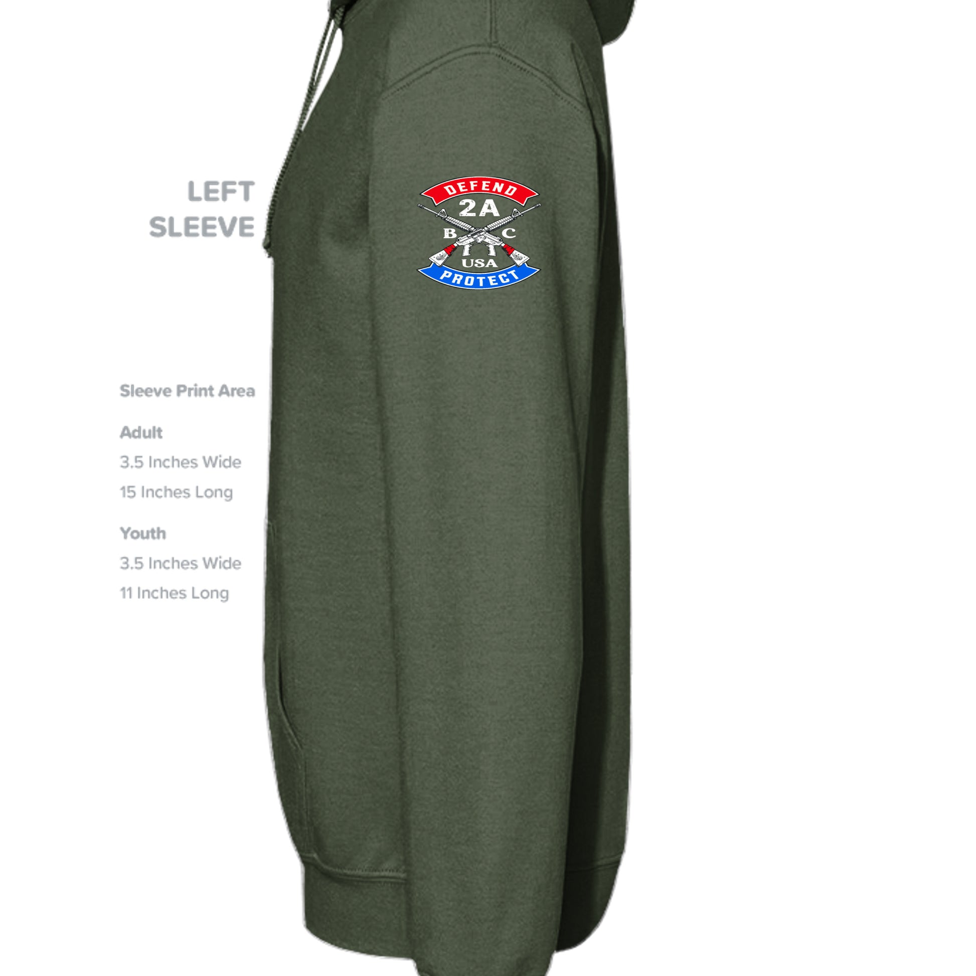 MILITARY GREEN - 996 - SLEEVE_LEFT