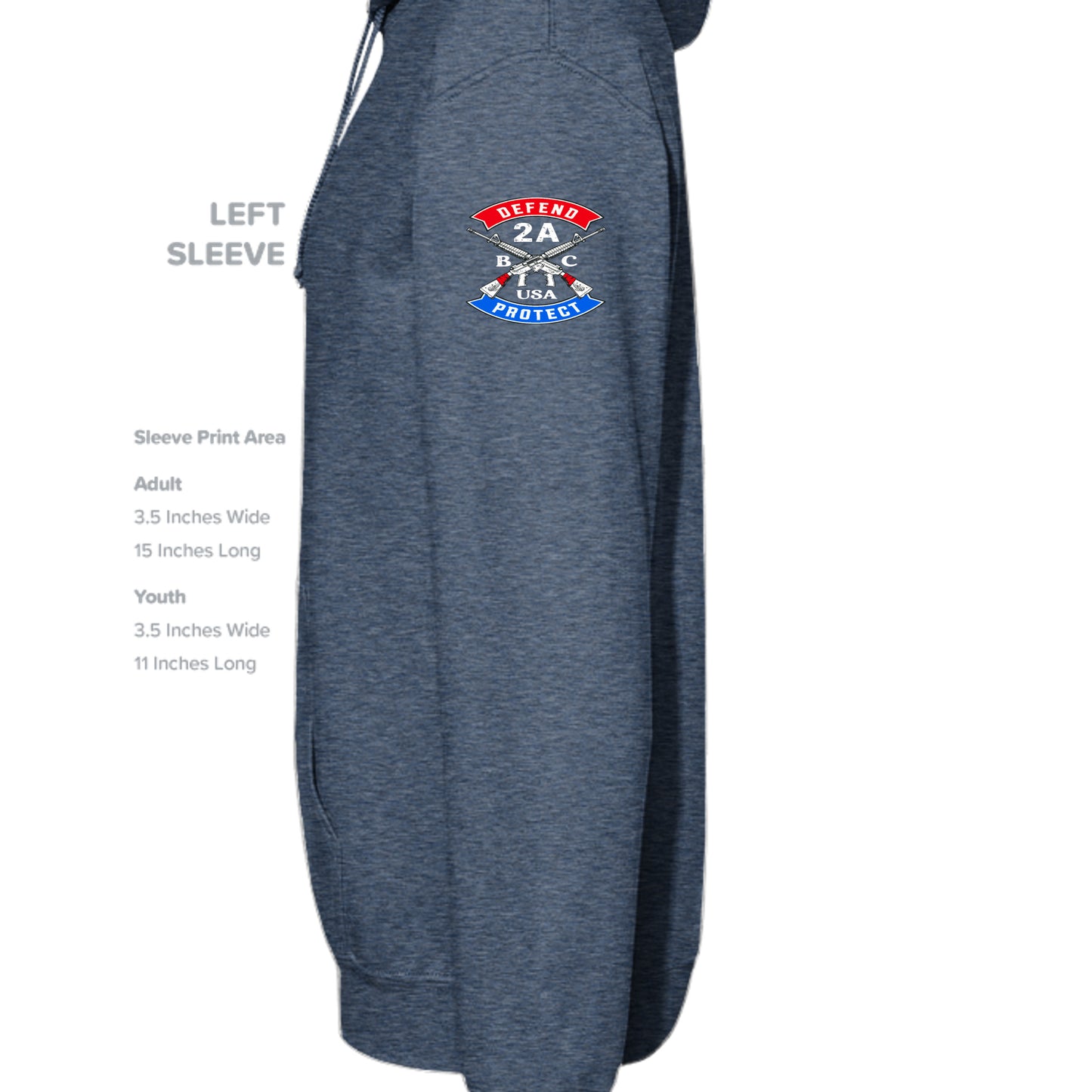 Vintage Heather Navy - 996 - SLEEVE_LEFT