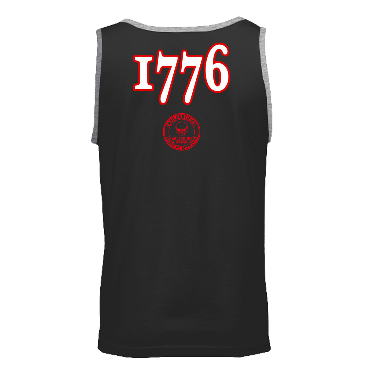 Black/ Heather Grey - 3633 - BACK