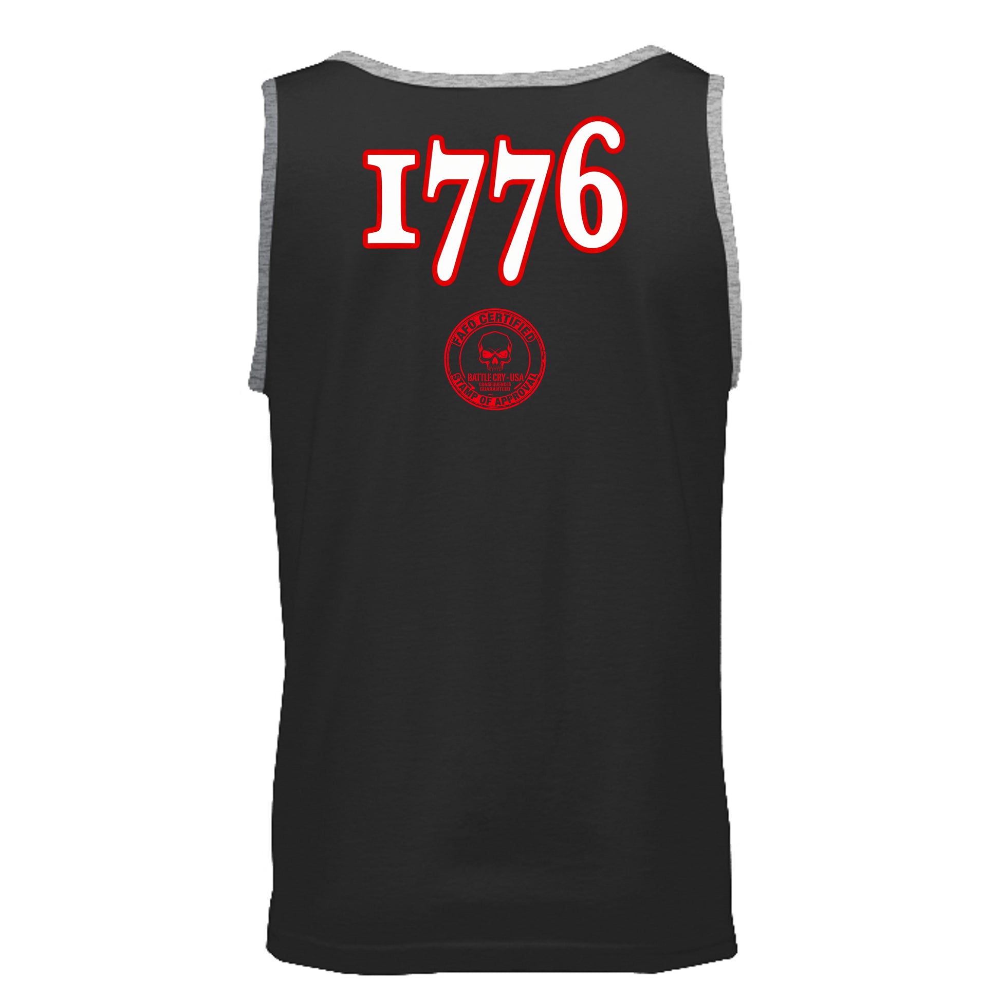 Black/ Heather Grey - 3633 - BACK